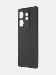 Черный чехол для Infinix Zero 30 4G/ 5G силиконовый BROSCORP матовый / прозрачный с защитой камер