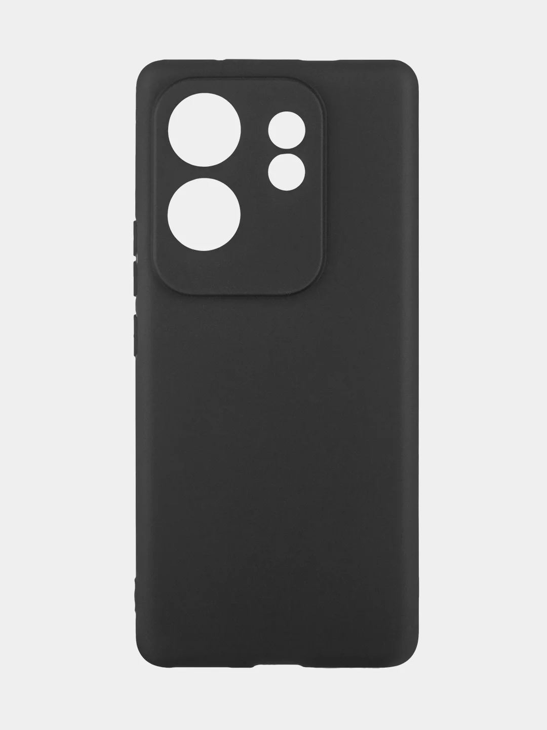Черный чехол для Infinix Zero 30 4G/ 5G силиконовый BROSCORP матовый / прозрачный с защитой камер