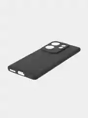 Черный чехол для Infinix Zero 30 4G/ 5G силиконовый BROSCORP матовый / прозрачный с защитой камер
