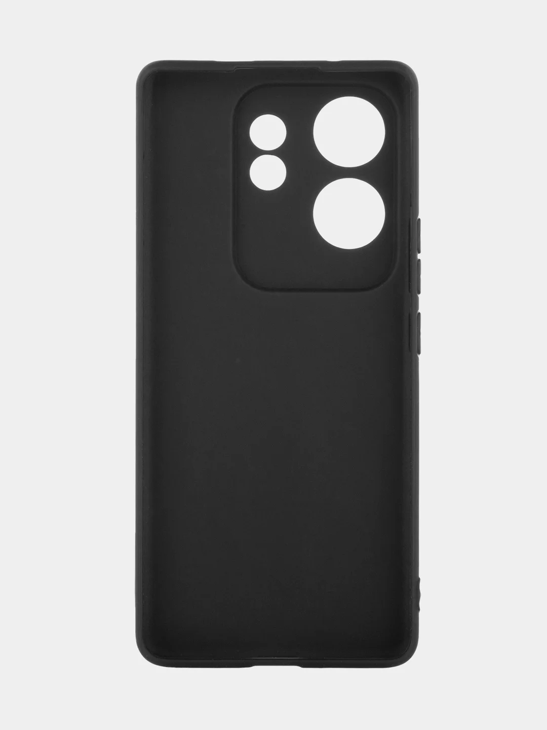 Черный чехол для Infinix Zero 30 4G/ 5G силиконовый BROSCORP матовый / прозрачный с защитой камер