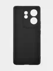 Черный чехол для Infinix Zero 30 4G/ 5G силиконовый BROSCORP матовый / прозрачный с защитой камер