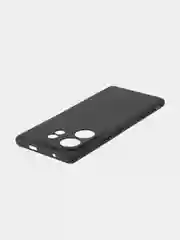Черный чехол для Infinix Zero 30 4G/ 5G силиконовый BROSCORP матовый / прозрачный с защитой камер