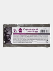 Пластилин скульптурный АРТформат, 1 цвет, 500 г, серый