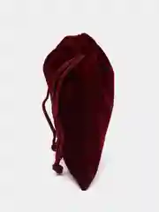 Бордовый подарочный мешочек