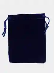 Синий подарочный мешочек