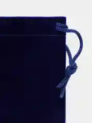 Синий подарочный мешочек