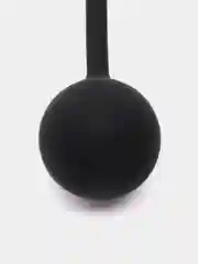 Черный анальные бусы силиконовые, большие