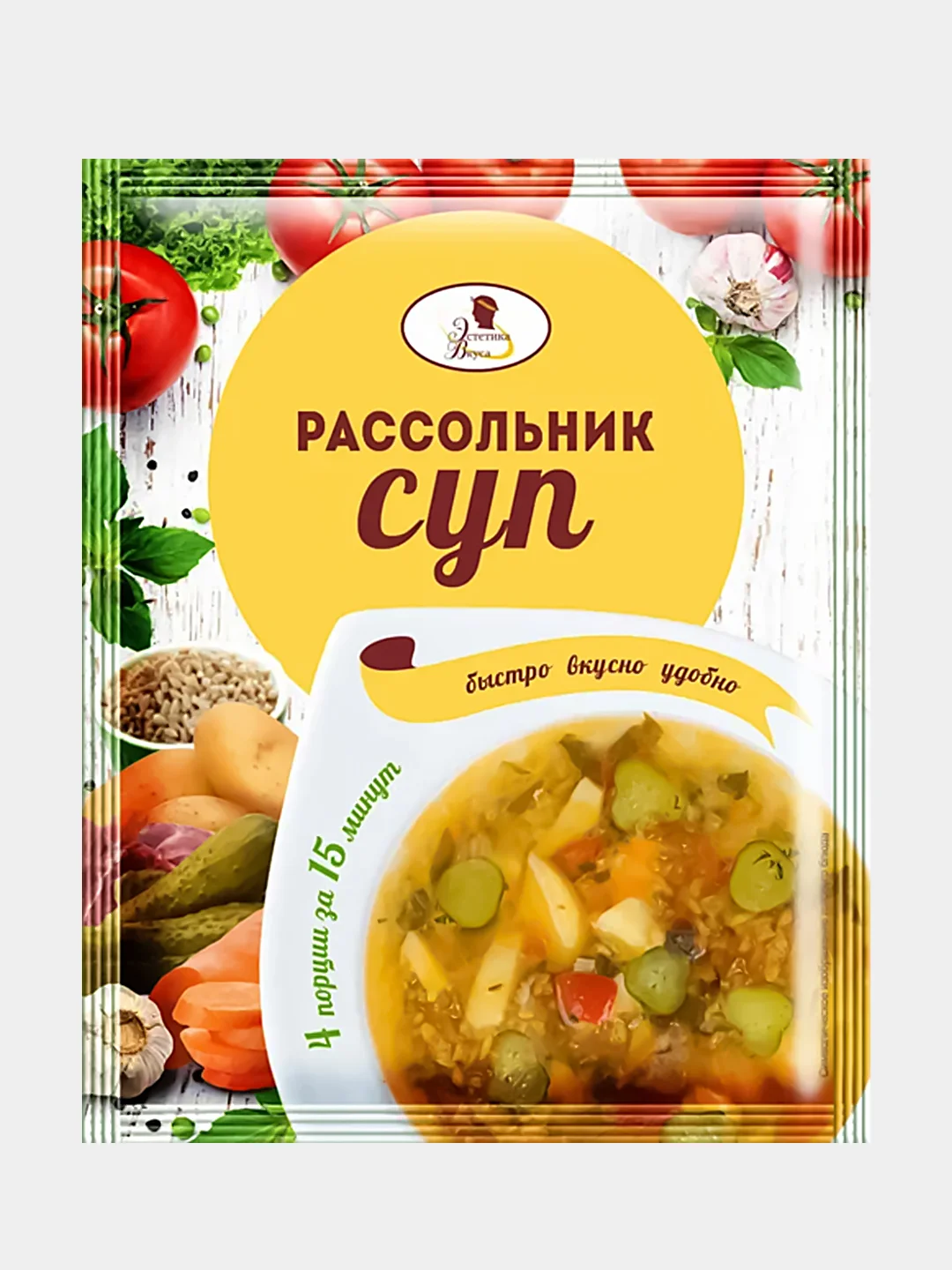Суп быстрого приготовления Эстетика вкуса, 60 г