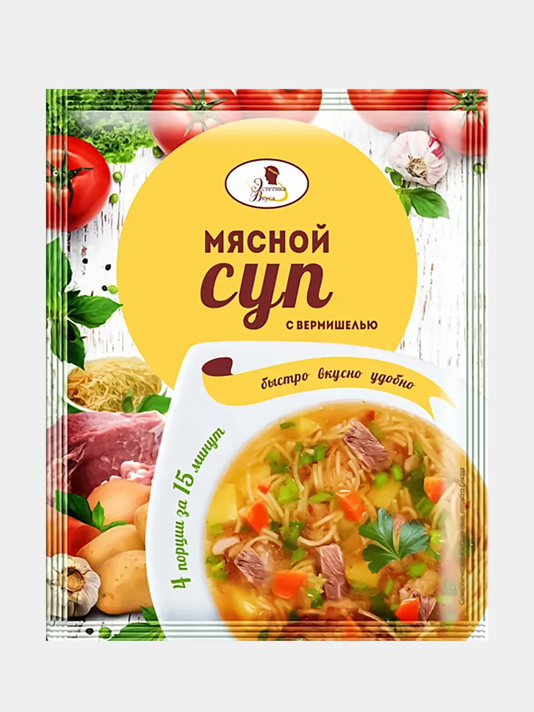 Суп быстрого приготовления Эстетика вкуса, 60 г