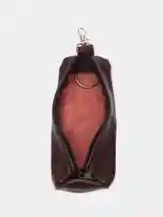 Багровый ключница мужская женская  из натуральной кожи