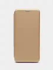 Золотой чехол-книжка для Xiaomi Redmi 12 (Сяоми Редми 12)