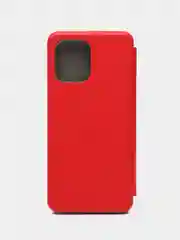 Красный чехол-книжка для Xiaomi Redmi 12 (Сяоми Редми 12)
