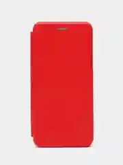 Красный чехол-книжка для Realme 10 (Реалми 10), из экокожи
