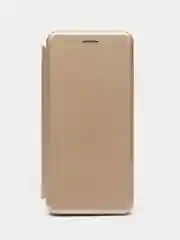 Золотой чехол-книжка для Realme C31 (Реалми С31), из экокожи