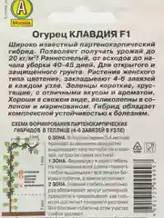Семена Огурец "Клавдия F1", 10 штук