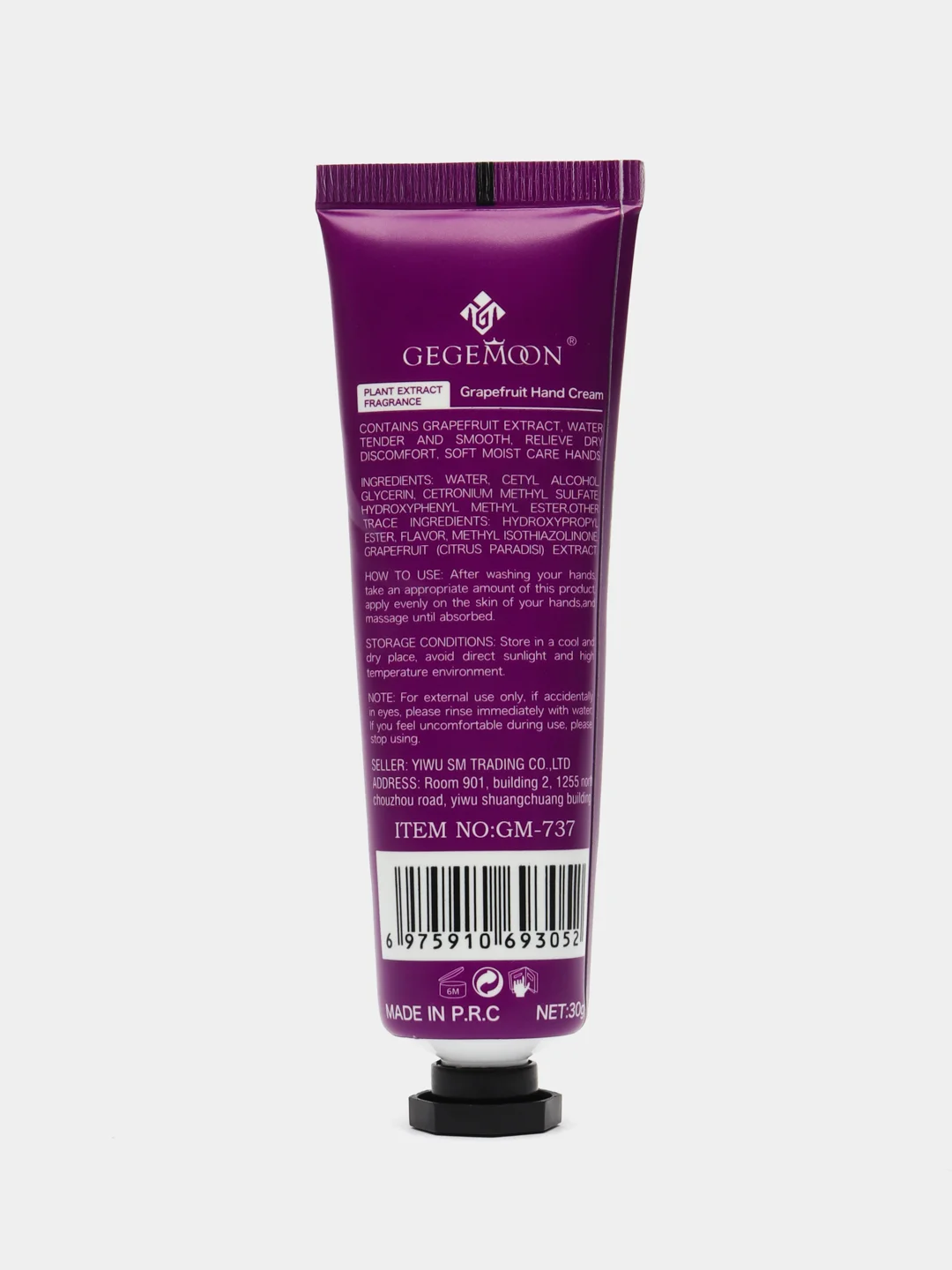 Лавандовый крем для рук с натуральными экстрактами Hand Cream Plant Extrac, питательный, увлажняющий
