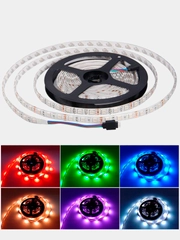 Светодиодная лента, с пультом, Bluetooth, 5 м, 10 м, 5050 RGB IP65