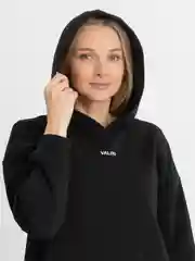 Черный спортивный женский костюм: толстовка, брюки