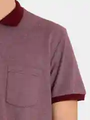 Бордовый поло мужское