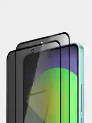 Прозрачный стекло для Xiaomi 12 Lite защитное BROSCORP с черной рамкой олеофобным покрытием антишпион