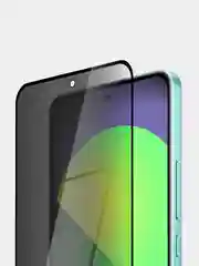 Прозрачный стекло для Xiaomi 12 Lite защитное BROSCORP с черной рамкой олеофобным покрытием антишпион