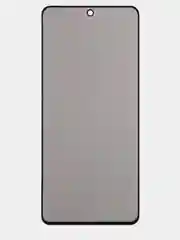 Черный стекло для Xiaomi 12 Lite защитное BROSCORP с черной рамкой олеофобным покрытием антишпион
