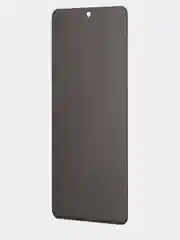 Прозрачный стекло для Xiaomi 12 Lite защитное BROSCORP с черной рамкой олеофобным покрытием антишпион