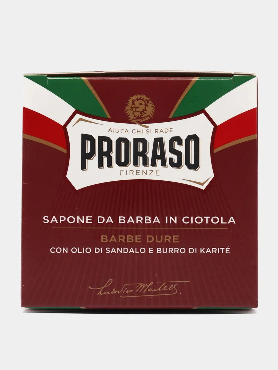 Proraso Nourish Sandalwood Shaving Soap Jar - мыло для бритья Сандал, 150 мл / Прорасо