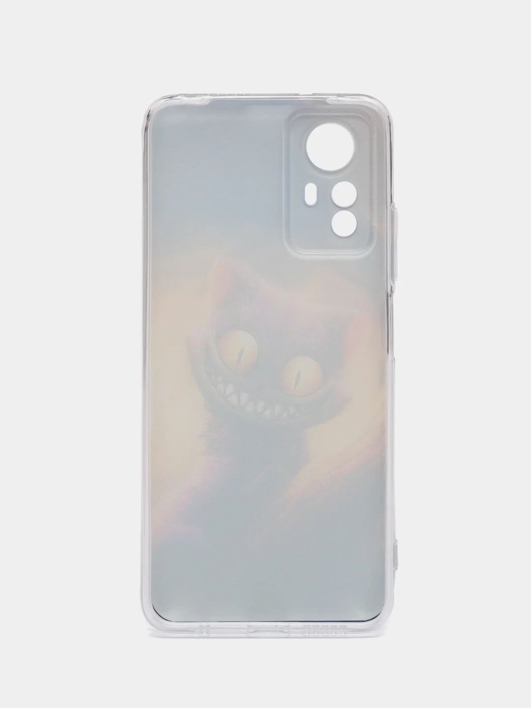 Индиго чехол прозрачный на Xiaomi Redmi Note 12S (Сяоми Редми Нот 12S), с рисунком, защита камеры