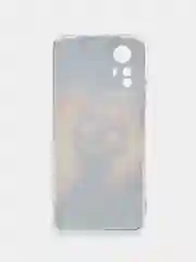 Индиго чехол прозрачный на Xiaomi Redmi Note 12S (Сяоми Редми Нот 12S), с рисунком, защита камеры