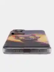 Индиго чехол прозрачный на Xiaomi Redmi Note 12S (Сяоми Редми Нот 12S), с рисунком, защита камеры