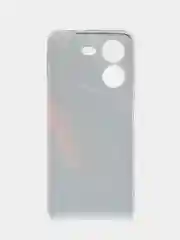 Красный силиконовый чехол на Tecno Pova 5 (Текно Пова 5), прозрачный, с рисунком, защита камеры