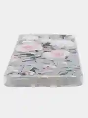 Кораллово-розовый чехол на Tecno Spark 10 Pro (Текно Спарк 10 Про), прозрачный, с рисунком, защита камеры