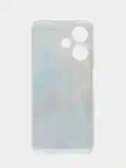 Голубой чехол на Infinix Hot 30i (Инфиникс Хот 30и) с рисунком, прозрачный