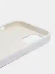 Белый чехол Silicone Case для iPhone 14, 14 Pro, 14 Plus, 14 Pro Max, с закрытым низом