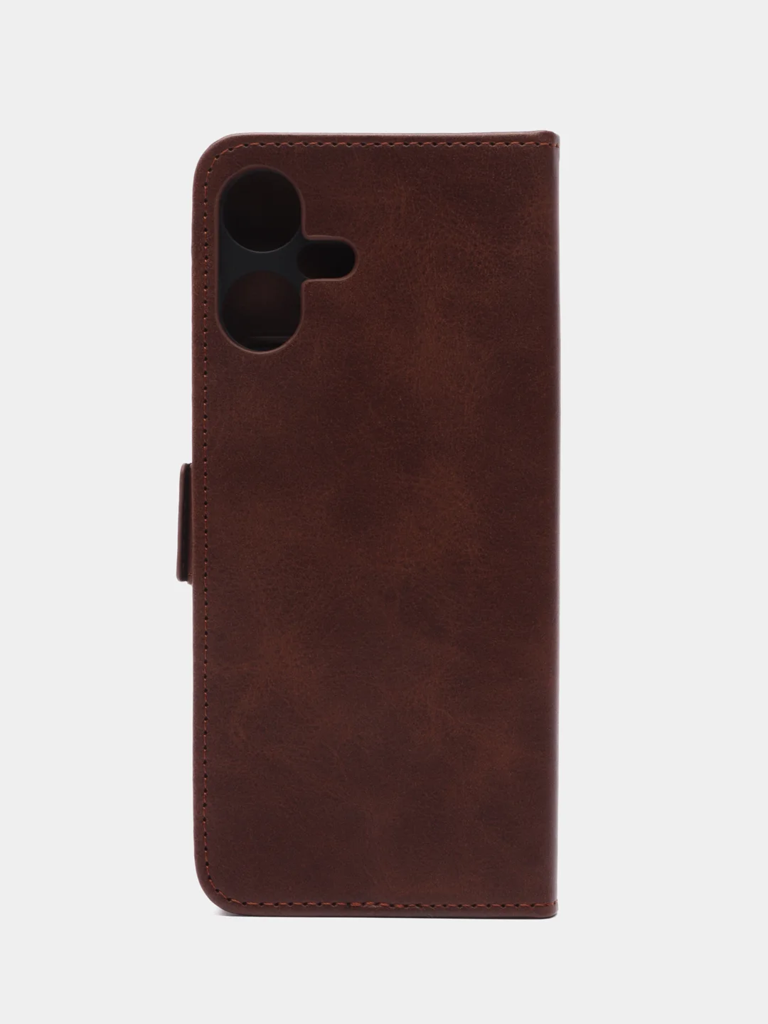 Коричневый чехол-книжка Tecno Pova Neo 3 (Техно Пова Нео 3), с боковым магнитом