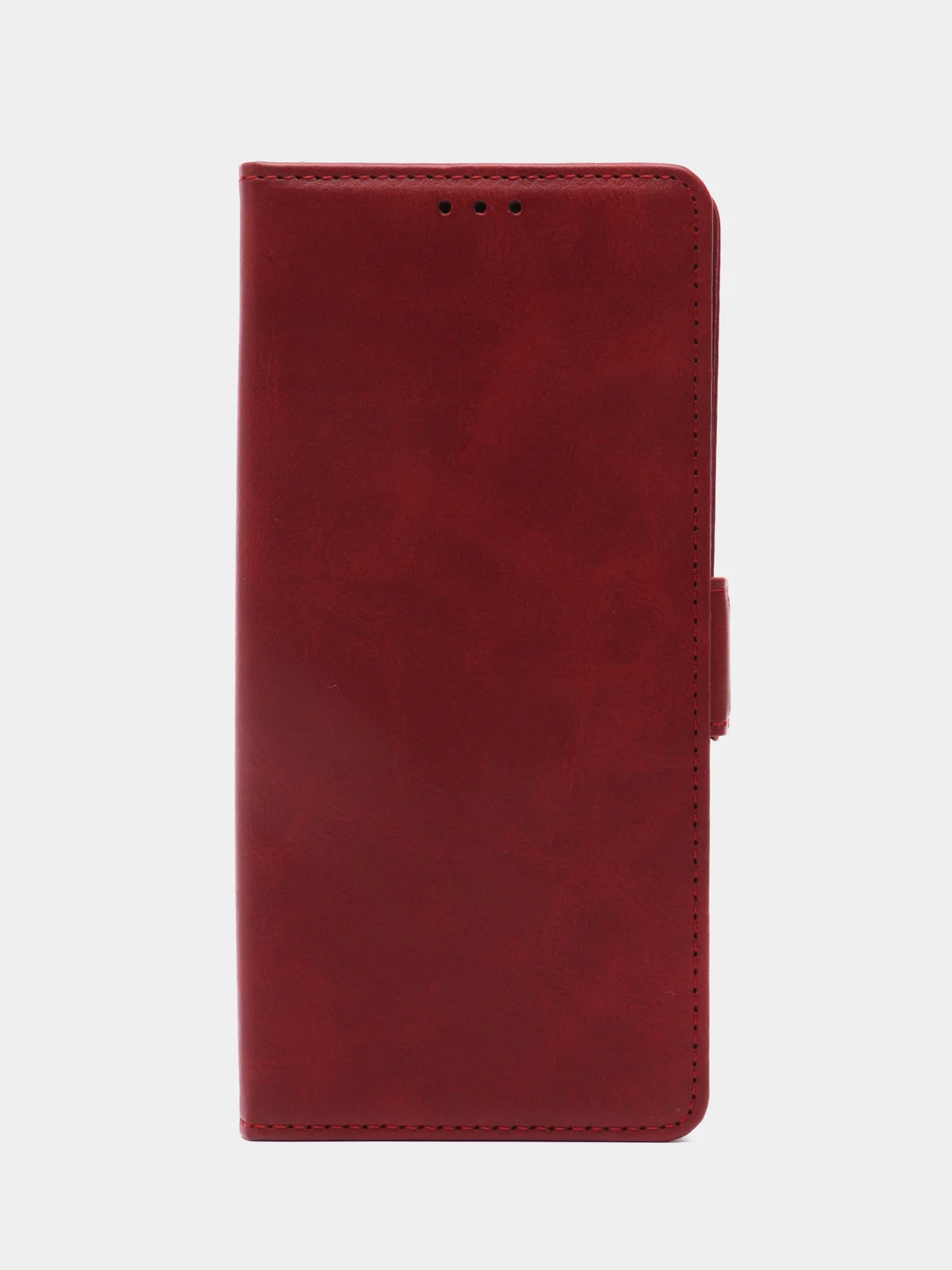 Красный чехол-книжка Tecno Spark 10 / 10C (Техно Спарк), с боковым магнитом