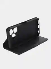Синий чехол-книжка Tecno Spark 10 / 10C (Техно Спарк), с боковым магнитом