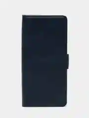 Синий чехол-книжка на Oppo A18/Oppo A38 4G ( Оппо А18/Оппо А38 4G) с боковым магнитом