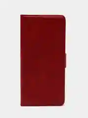 Красный чехол книжка для Redmi 13 C (Редми 13 С), с боковым магнитом
