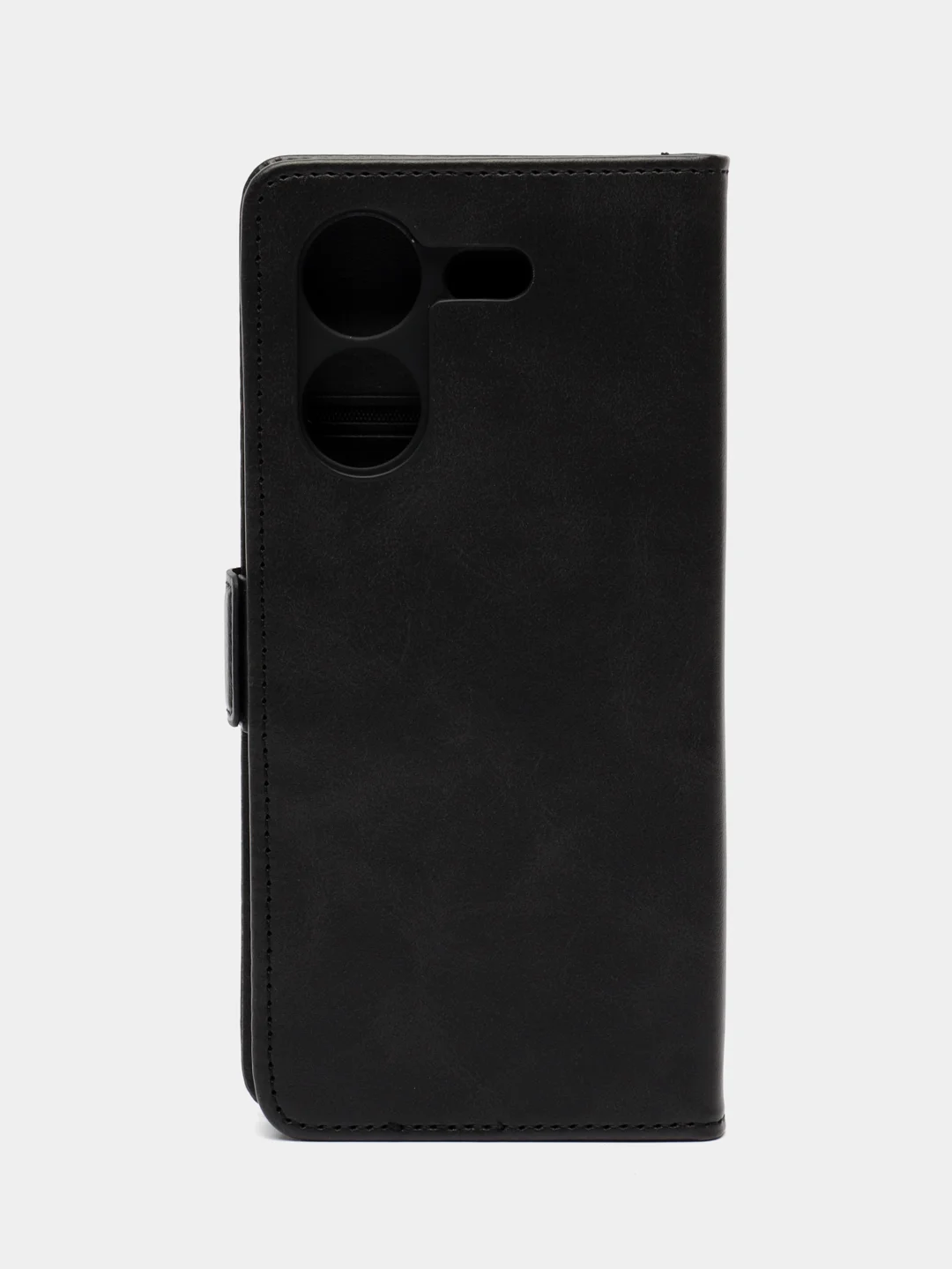 Черный чехол-книжка для Tecno Pova 5 Pro 5G (Техно Пова 5 Про 5 Джи) с боковым магнитом