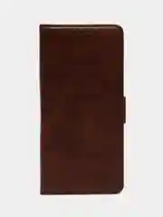 Коричневый чехол-книжка Tecno Spark 10 Pro (Техно Спарк 10 Про), с боковым магнитом
