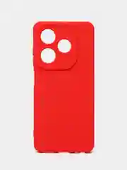 Красный силиконовый чехол Tecno Spark 20/20С (Техно Спарк 20/20С) с защитой камеры