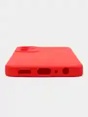 Красный чехол силиконовый Samsung Galaxy A05S (Самсунг Галакси А05S) с защитой камер