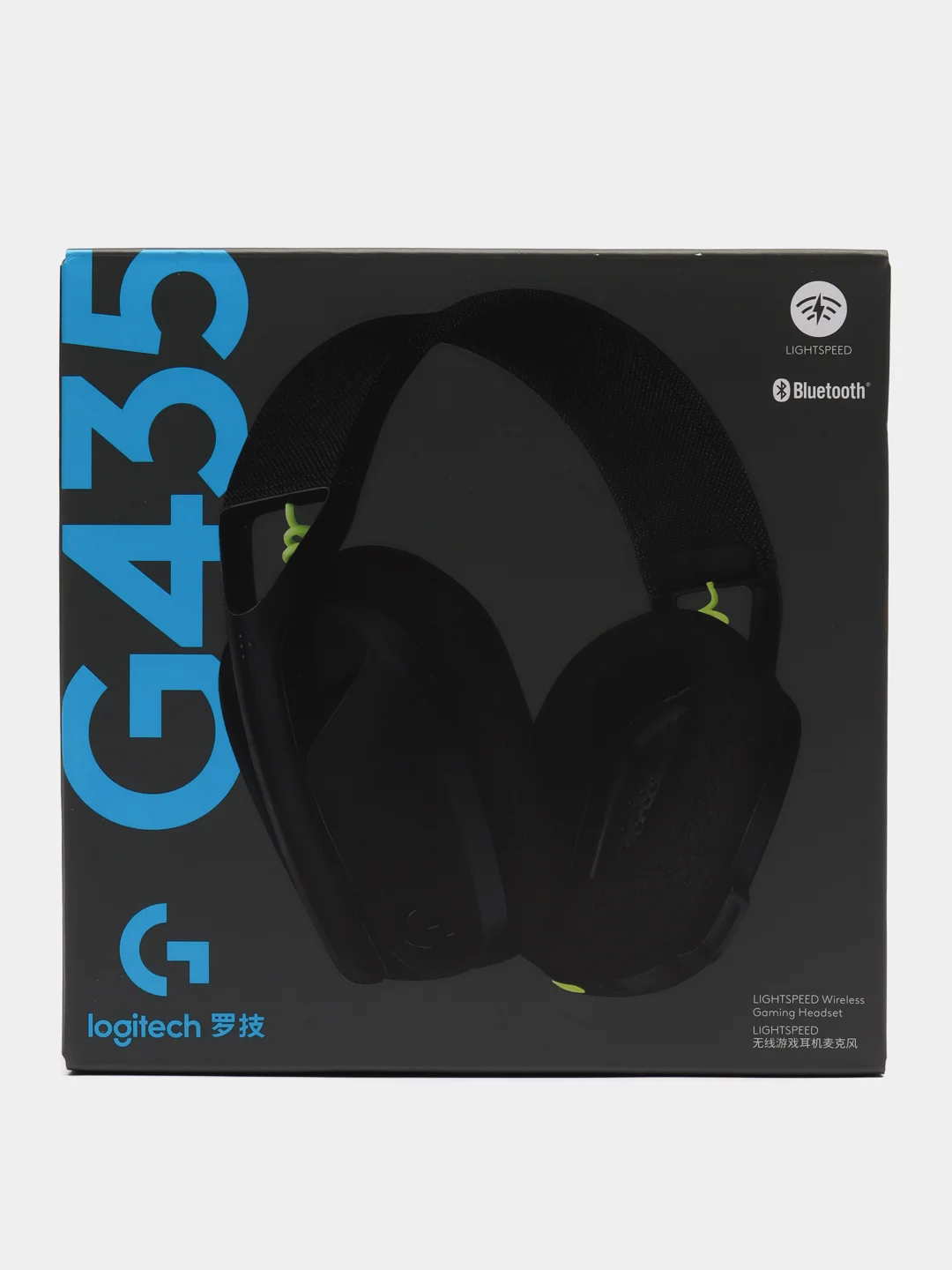 Беспроводная компьютерная гарнитура Logitech G435, черно-неоново желтый
