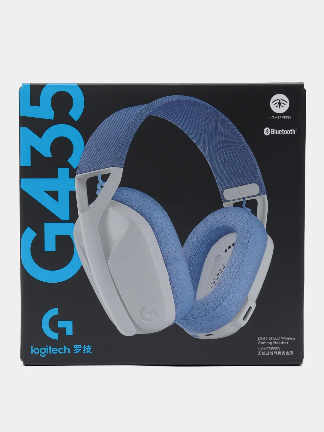Беспроводная компьютерная гарнитура Logitech G435, бело-сиреневый