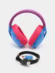Беспроводная компьютерная гарнитура Logitech G435, розовый/синий