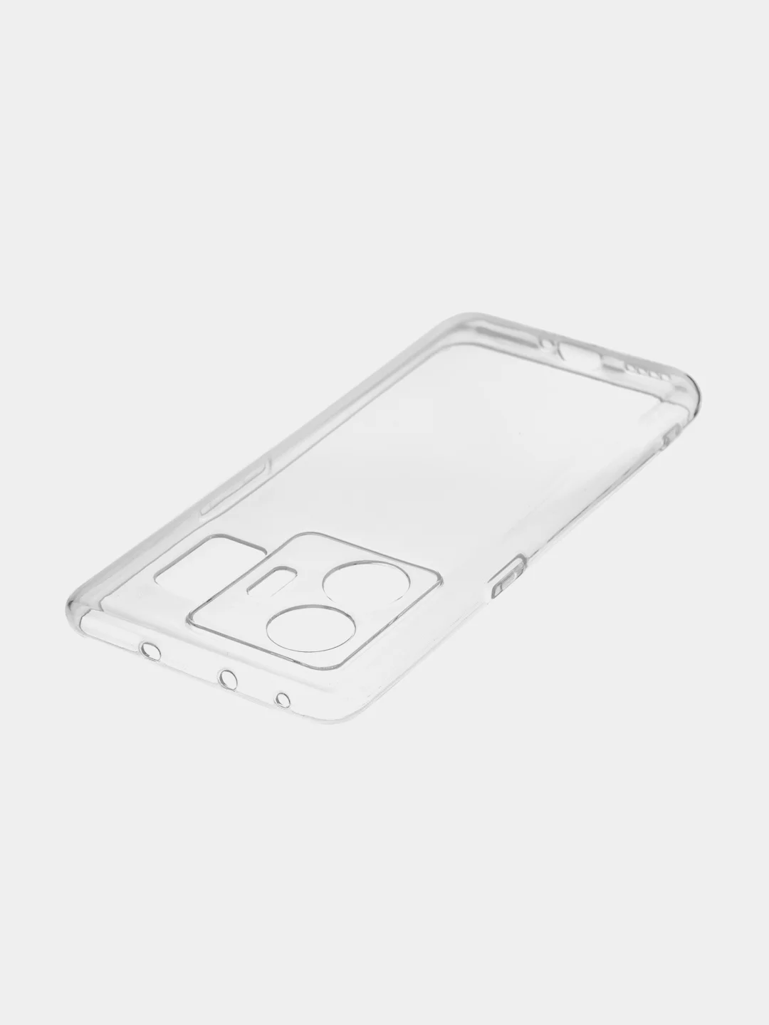 Прозрачный чехол для Realme GT Neo 5, GT3 силиконовый BROSCORP матовый / прозрачный с защитой камер