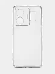 Прозрачный чехол для Realme GT Neo 5, GT3 силиконовый BROSCORP матовый / прозрачный с защитой камер