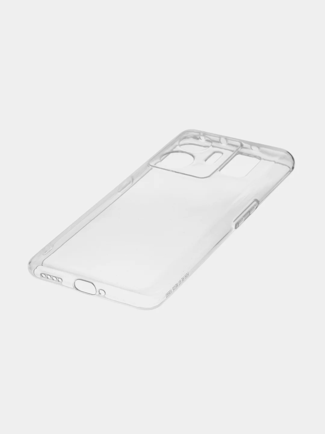 Прозрачный чехол для Realme GT Neo 5, GT3 силиконовый BROSCORP матовый / прозрачный с защитой камер